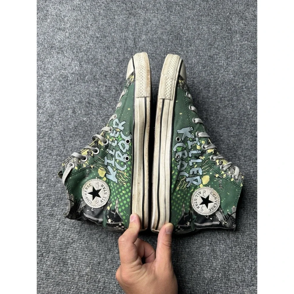 Mens Sneakers Converse Chuck Taylor All Star DC Comics Green, Size US 11 - Picture 5 of 8